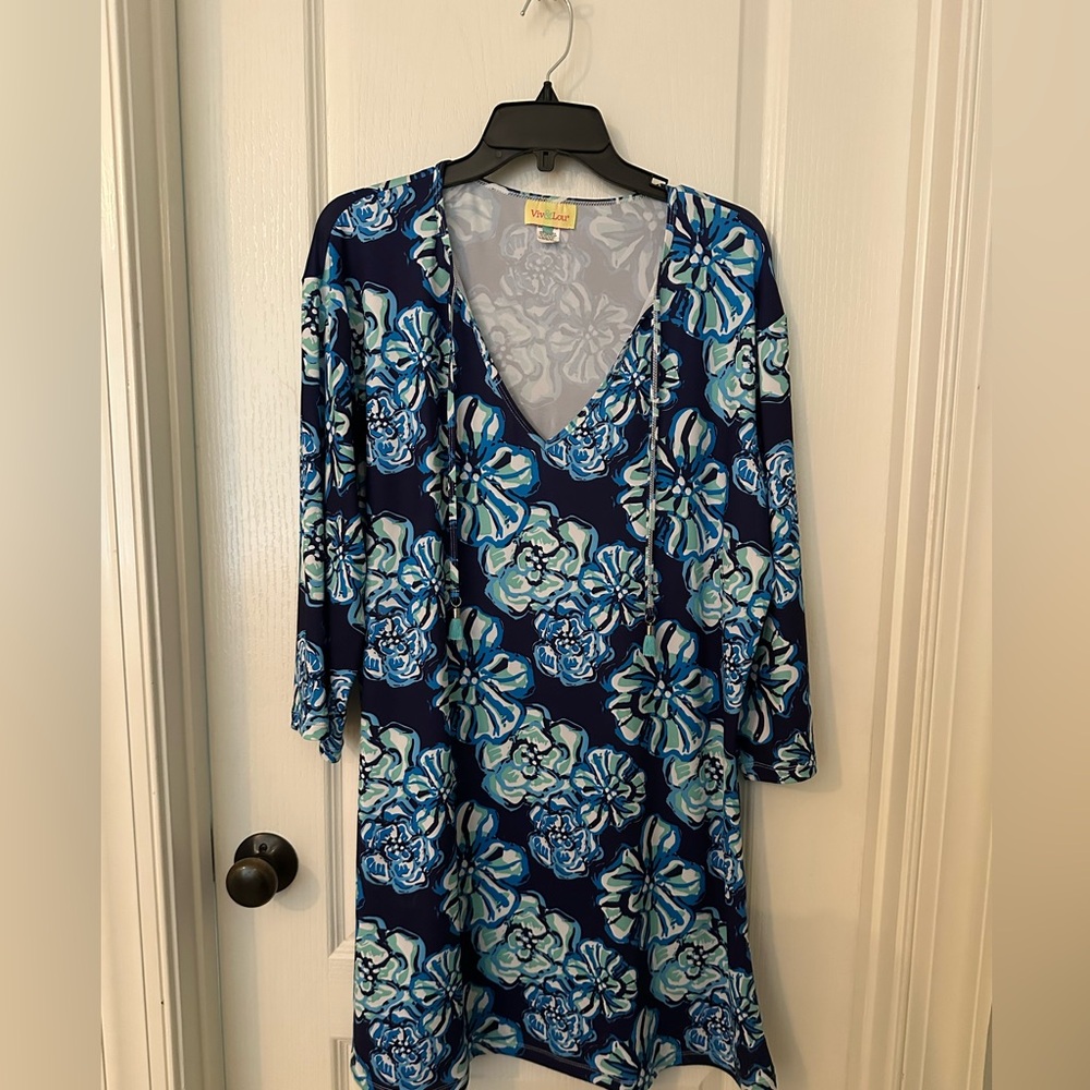 Viv & Lou L/XL swim cover-up/ dress